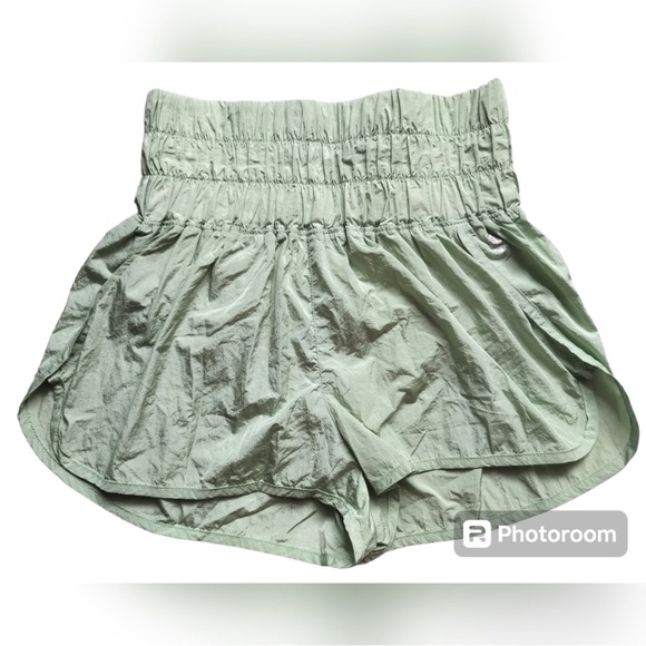 FP movement women's the way home light green sports shorts size M - Picture 2 of 15